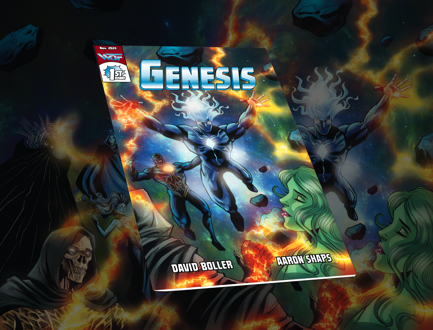 OUR FIRST COMIC: GENESIS