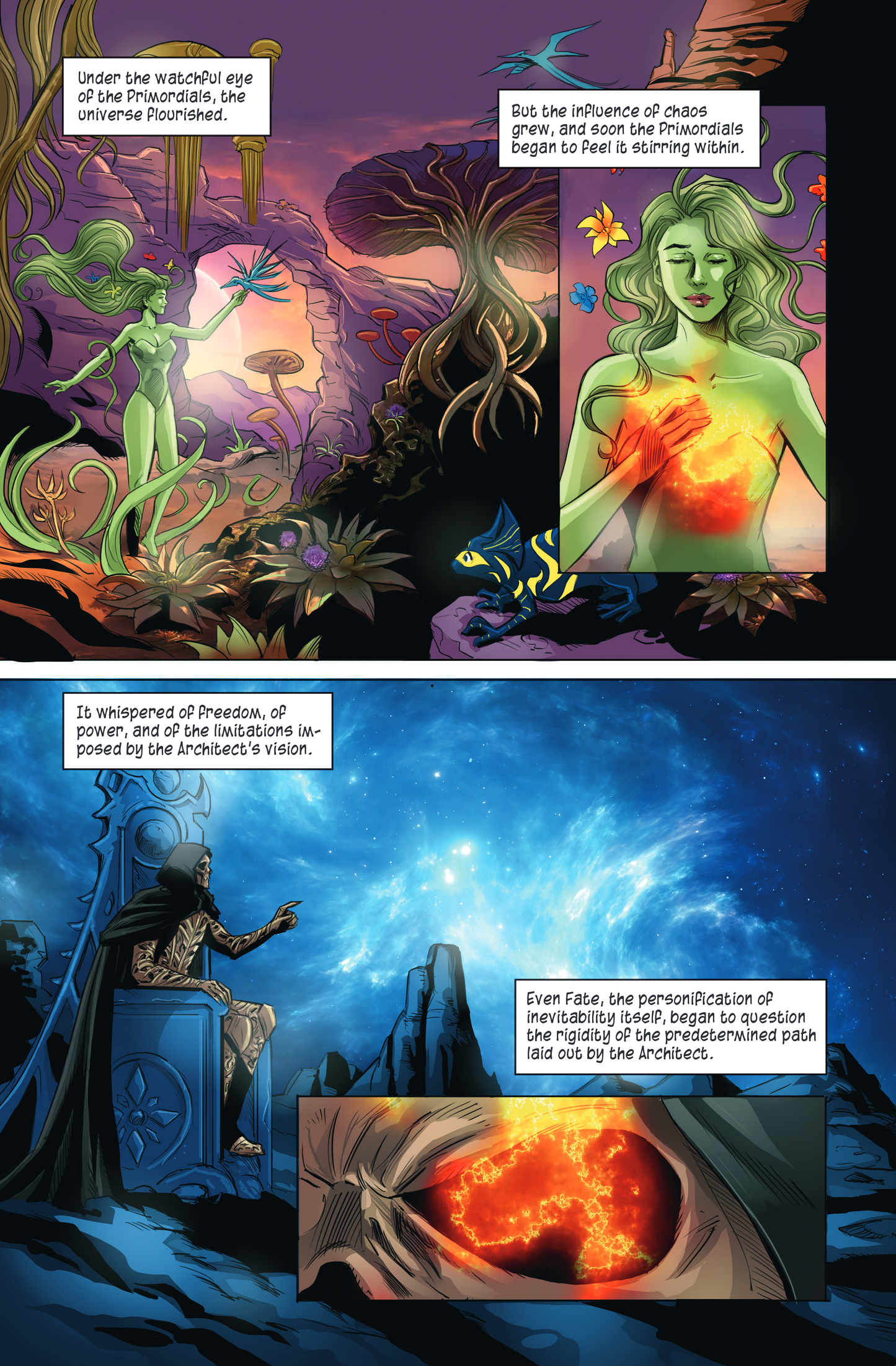 OUR FIRST COMIC: GENESIS