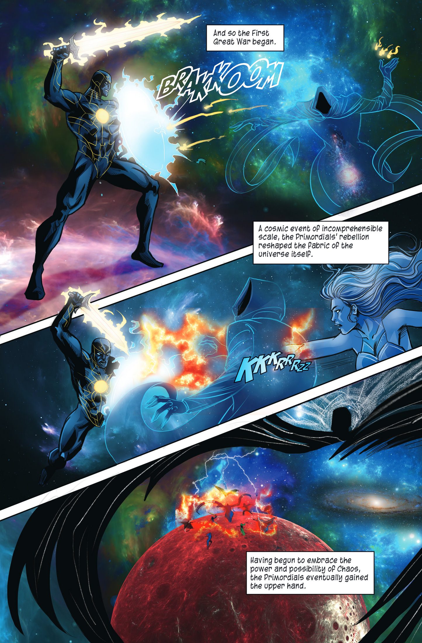 OUR FIRST COMIC: GENESIS